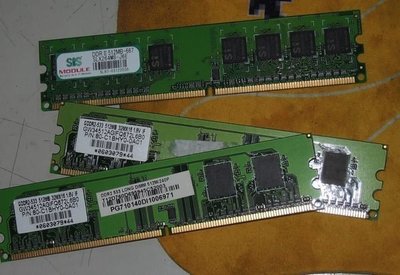 ...點子電腦-北投...中古桌上型電腦用◎不知名品牌的DDR2  512MB◎533或是667都有70元