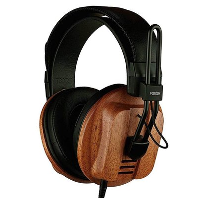 免運【三木樂器】Fostex T60RP 監聽耳機 耳罩式耳機 專業級 頭戴式 桃木殼 桃花心木 木殼耳機