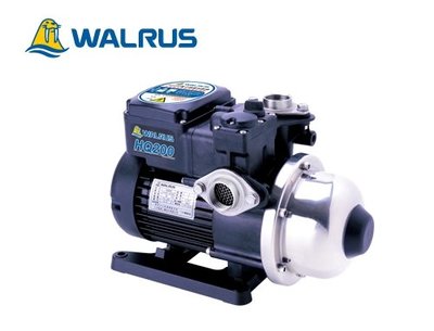 【 川大泵浦 】大井WALRUS HQ-200B 1/4HP 電子穩壓加壓馬達 2020新機種 HQ200B