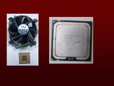 瘋 ~ 二手 1.8 G 430 處理器 CPU Intel celeron SL9XN /512/800/06 含風扇