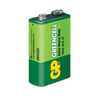 ~協明~ GP超重量級碳鋅9V電池1入綠色 - 用於一般消耗電池之器材/電子設備