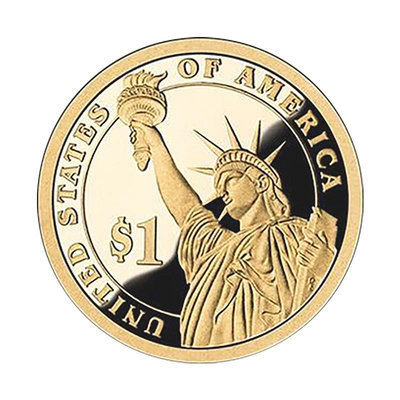 美國1元紀念幣 自由女神/創新美國硬幣 全新卷拆品相 女神頭像 紀念幣 紀念鈔