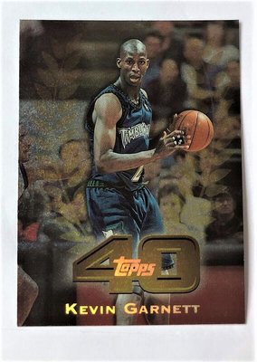[NBA]1997 Topps Topps 40 KEVIN GARNETT #T40-11 特卡 賈奈特