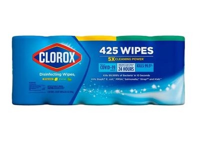 Costco好市多「線上」代購《Clorox 高樂氏 萬用清潔擦拭濕巾 85張 X 5入*兩組》#2189436