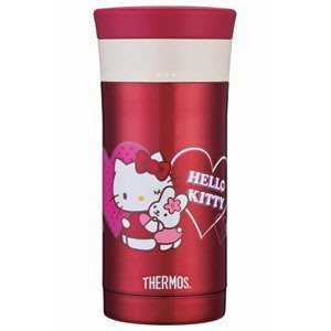 膳魔師 Hello Kitty 不鏽鋼保溫杯 JMK-351-RK 350ml,紅色 . 全新新有盒,超取