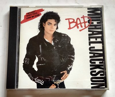[CD  稀少瑞士銀圈版]1987 Michael Jackson 【BAD】