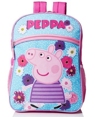 預購 來自英國粉紅豬小妹 Peppa Pig 佩佩豬 粉紅豬小妹 喬治豬 玩偶 孩童後背包 兒童背包 生日禮
