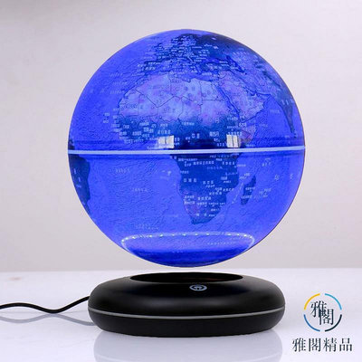 diy磁懸浮地球儀自轉發光8寸12創意家居擺件送朋友老師生日禮物.
