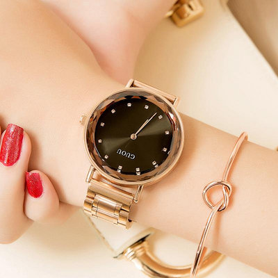 熱銷 古歐guou時尚女士鋼帶防水石英手錶腕錶女錶學生腕錶商務手錶腕錶597 WG047