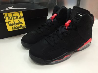 Nike Air Jordan 6 Retro BG Black Infrared 384665-023 黑紅 大童鞋