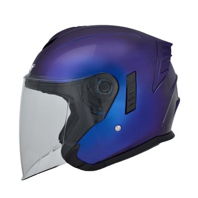 M2R FR-2 安全帽 FR2 紀念版 變色龍色 藍紫 內襯可拆 內藏墨鏡 限量 半罩