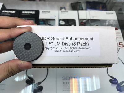 禾豐音響 BLACK DIAMOND RACING 1.5 LM Disc A 型小圓墊片 大胖 單片 上瑞 BDR