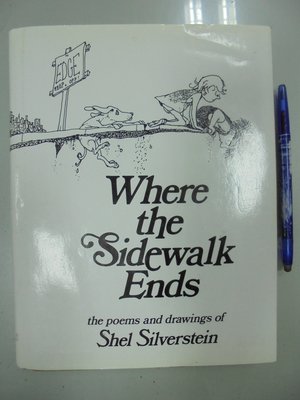書皇8952：西文 D8-4cd☆1974年出版『Where the Sidewalk Ends』