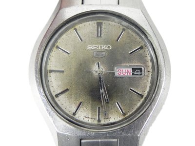 機械錶 [SEIKO-482865] SEIKO 精工5號機械錶 仿金2條反光面/軍錶/男錶/中性錶/時尚