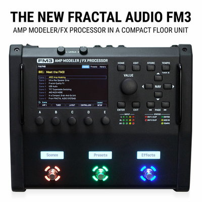 ☆唐尼樂器︵☆ Fractal Audio FM3 超強大錄音室級電吉他綜合效果器(另有 Axe-Fx III)