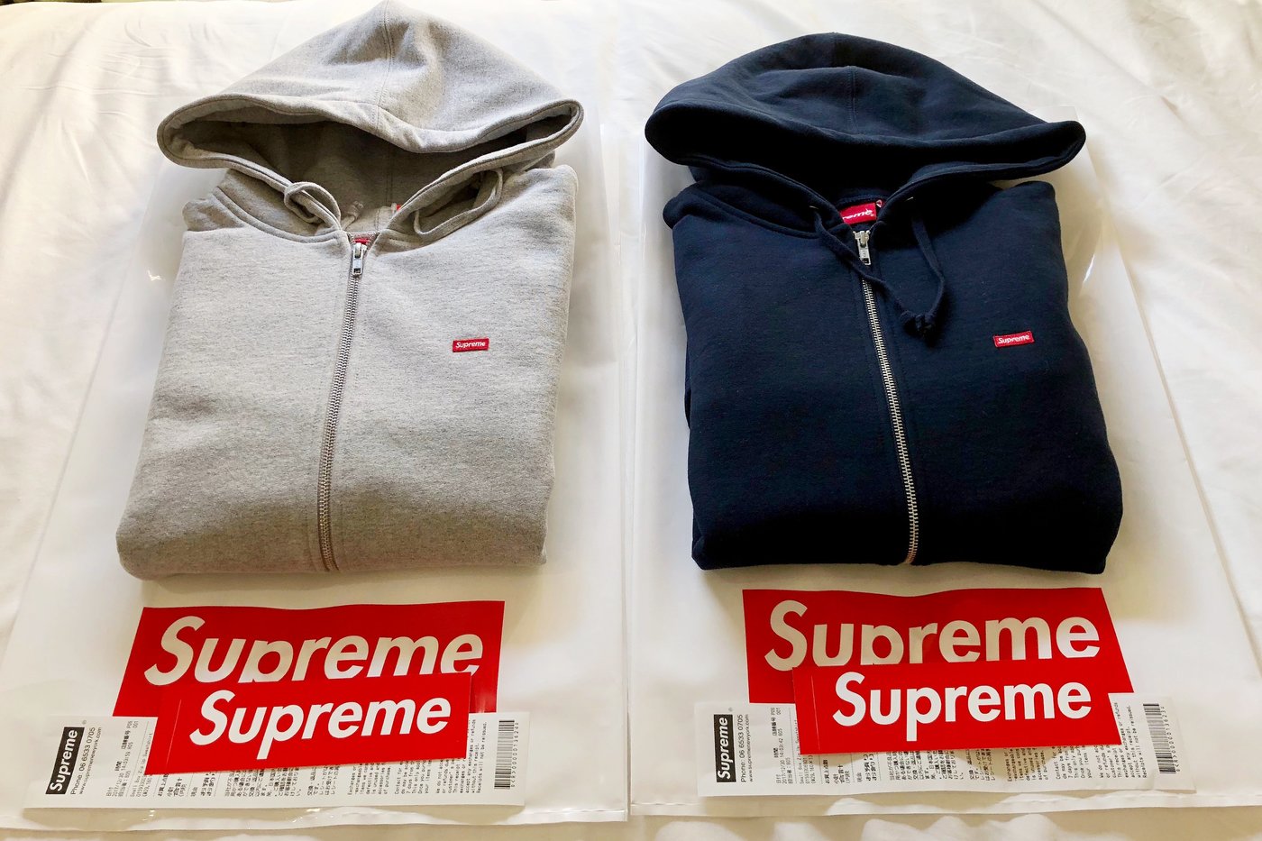 2017A/W Supreme Small Box Zip Up Sweat 小Box Logo 連帽拉鍊