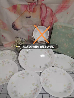 corelle/康寧餐具 橢圓魚盤餐盤強化瓷 全新 套裝盤5