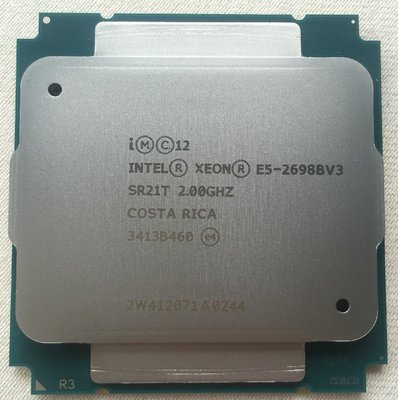 【含稅】Intel Xeon E5-2698B V3 2.0G 16C32T 2011-3 QS正顯散片CPU 一年保