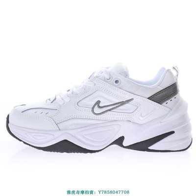 Nike M2K Tekno Ess“黑白”簡約增高老爹鞋慢跑鞋 BQ3378-100 男女鞋
