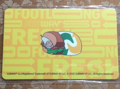 《CARD PAWNSHOP》特製版 悠遊卡 Subway 潛艇堡 酪梨寶寶 特製卡 絕版 限量品