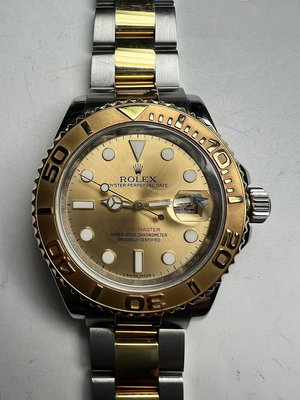 鋼鐵錶棧 一手錶ROLEX 16623 半金遊艇 內有防偽圈 單錶 有盒無單