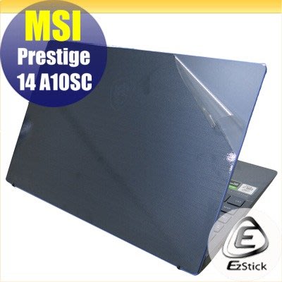 【Ezstick】MSI Prestige 14 A10SC A10RAS 二代透氣機身保護貼 DIY 包膜