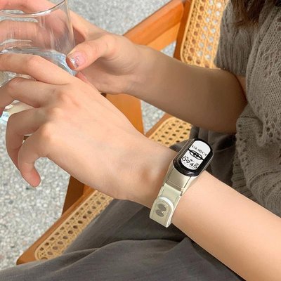 森尼3C-個性時尚 小米手環7錶帶 皮革 小米手環 7 6 5 4 小米手環 6 小米7錶帶 真皮 牛皮 腕帶 運動 小米替換錶帶-品質保證
