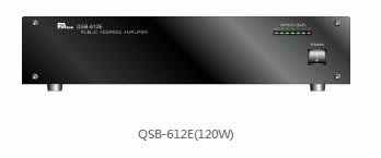 【昌明視聽】 PA TECH QSB-612E 專業級 後級廣播功率擴大機  輸出功率120瓦 外銷規格CE歐規認證