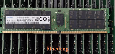 三星 64G 2Rx4 DDR4 3200AA ECC REG DDR4伺服器記憶體 RECC RDIMM
