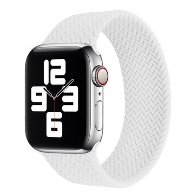 編制彈力一體錶帶 適用於Apple Watch 6 錶帶 40/44mm 蘋果手錶帶 SE 5 4 3 2 7代錶帶