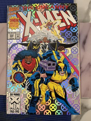 老物美漫 X戰警 the Uncanny X-Men #300 閃面 (漫威 DC 可參考)