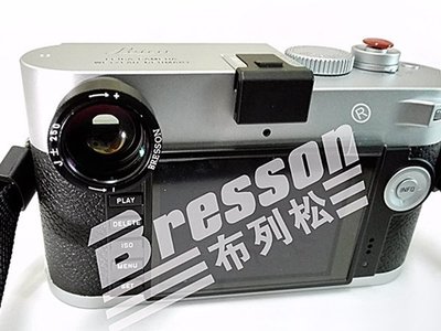 我愛買Bresson取景窗放大器1.15-1.65倍適Y款Leica徠卡M3取景放大鏡M4觀景放大器M5接目鏡放大眼杯