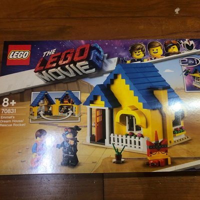 樂高 正版 現貨 宅配 LEGO 70831  Movie 艾米特的夢幻飛屋和救援火箭男孩 盒況極度在意者勿下標