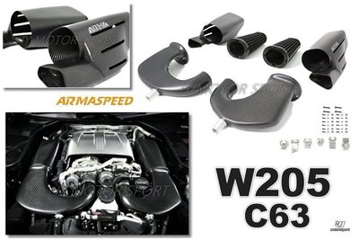 JY MOTOR 車身套件 - BENZ W205 C63 AMRA SPEED 碳纖維 CARBON 進氣套件