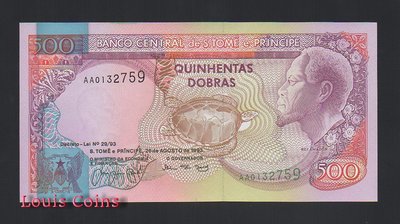 【Louis Coins】B354-Sao Tome and Principe--1993聖多美普林西比紙幣