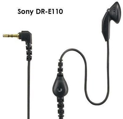 #3 耳麥,耳機麥克風Sony新力 單耳塞式DR-E110,適用:手機 總機 對講機,+轉接線也可用在電腦語音聊天