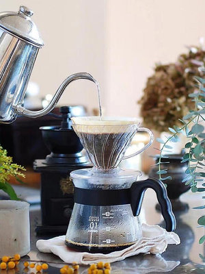 HARIO咖啡分享壺家用耐熱玻璃手沖配套器具VCS樹杯子