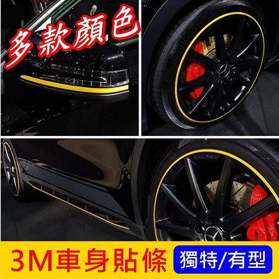LEXUS凌志【RX鋁圈邊條貼】3M貼紙 紅 黃 綠 橙 藍色 UX ES IS 輪框改裝 膠條 車