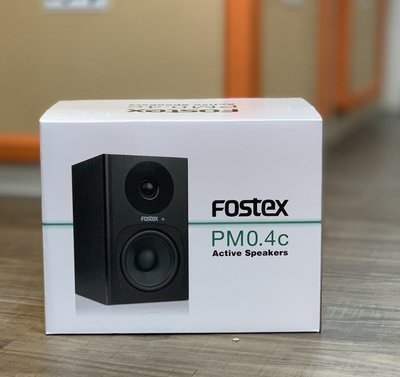 『立恩樂器』免運分期 / FOSTEX PM0.4C 黑色 主動式 監聽喇叭 電腦喇叭 電視喇叭 Monitor