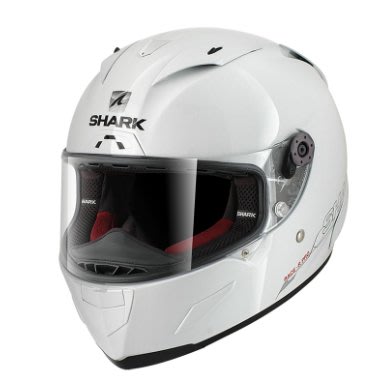 大頭佛の SHARK Race-R Pro 白 全罩安全帽