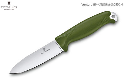 【angel 精品館 】瑞士維士Victorinox Swiss Army Venture 綠柄叢林直刀3.0902.4