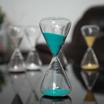 創意時間沙漏半小時計時器家居擺件玻璃工藝品生日禮品廠家批發