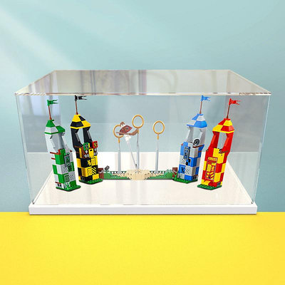 亞克力防塵盒適用樂高75956哈利波特魁地奇比賽展示模型玩具透明~芙蓉百貨