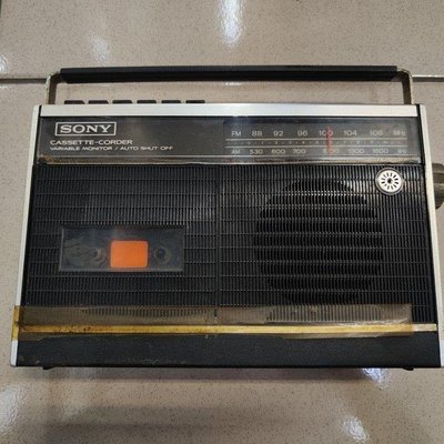 sony cf-200a 日本製 古董收音機 古董播放機