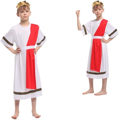 萬圣節兒童表演服 幼兒埃及法老王子花童禮服B-0134cos法老服