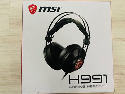 微星 MSI H991電競耳機麥克風 原價$990 特價$450