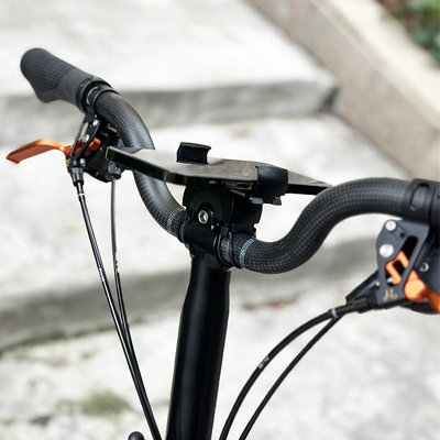 自行車配件扶搖Loop Mount適用brompton小布折疊自行車配件 可旋轉手機支架