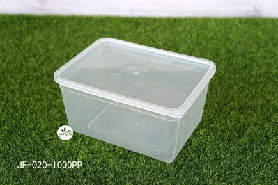 PP蓋餅乾盒_可冷凍1000CC_10入/組_JF-020-1000PP◎餅乾盒.食品盒.含蓋.塑膠盒.點心盒