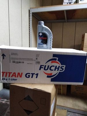 【FUCHS 福斯】TITAN、GT1 PRO C3、5W40、全合成機油、1L/罐、20罐/箱【德國】滿箱區