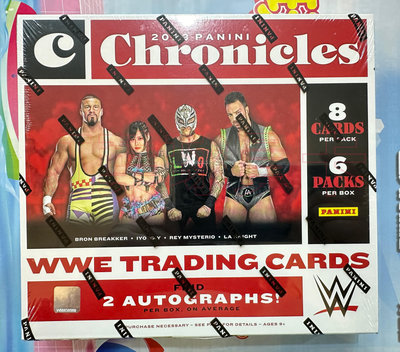 【紅葉球員卡】2023 Panini Chronicles WWE 摔角卡 編年史系列 盒卡